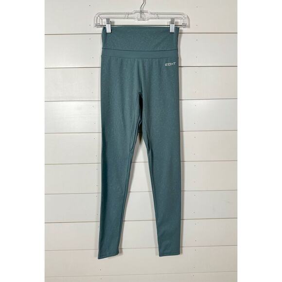 ECHT Women's Printed Pull On High Waisted Skinny Athletic Leggings Blue Small - Picture 4 of 10